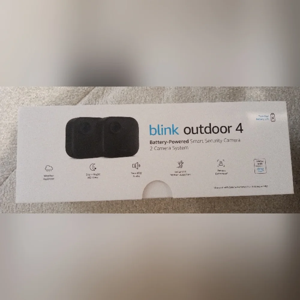 NIB,Simulated,Blink Outdoor 4, Security Camera, Generation 4